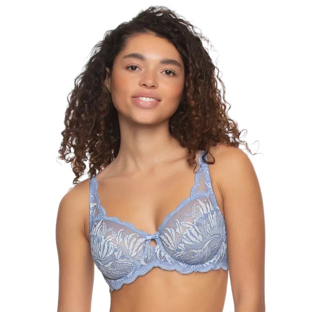 Paramour by Felina Peridot Lace Bra 115073 Size 40C in Peri Cloud Dance